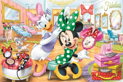 Puzzle Myška Minnie a Daisy 100 dílků