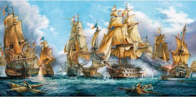 Puzzle Námořní bitva 4000 dílků