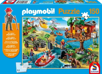 Puzzle Playmobil Domek na stromě 150 dílků + figurka Playmobil