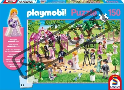 Puzzle Playmobil Svatba 150 dílků + figurka Playmobil