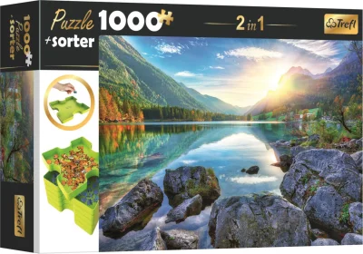 Puzzle s třídičem 2v1 Jezero Hintersee, Německo 1000 dílků
