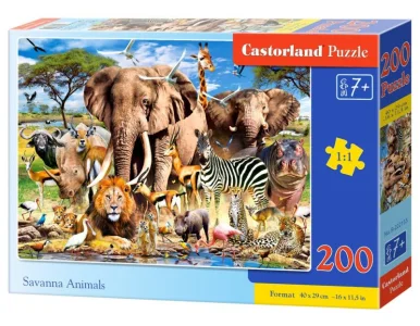 Puzzle Safari 200 dílků