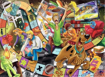 Puzzle Scooby Doo: Strašidelná hra XXL 200 dílků