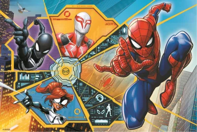 Puzzle Spiderman: Na síti 60 dílků