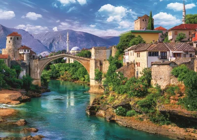 Puzzle Starý most v Mostaru 500 dílků
