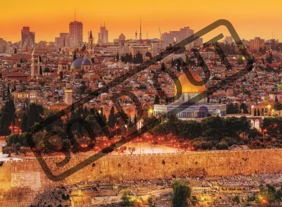 Puzzle Střechy Jeruzaléma 3000 dílků
