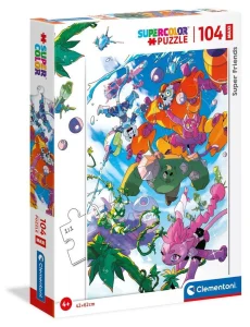 Puzzle Super Friends! MAXI 104 dílků