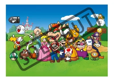 Puzzle Super Mario a přátelé 500 dílků