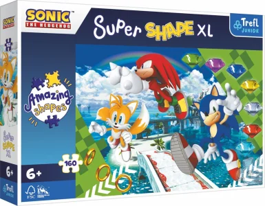 Puzzle Super Shape XL Spokojený Sonic 160 dílků