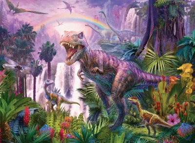 Puzzle Svět dinosaurů XXL 200 dílků
