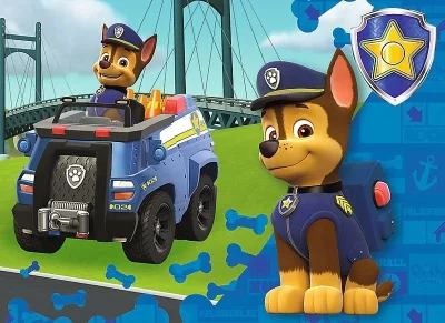 Puzzle Tlapková patrola: Policista Chase 20 dílků