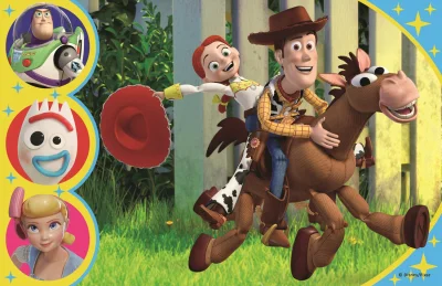 Puzzle Toy Story 4: Woodyho jízda 54 dílků