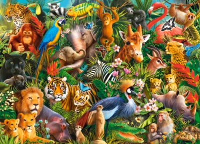 Puzzle Úžasná zvířata 300 dílků