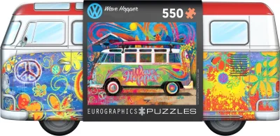 Puzzle v plechové krabičce Volkswagen Wave Hopper 550 dílků