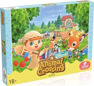 poškozený obal: Puzzle Vítejte v Animal Crossing 1000 dílků