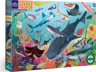 Puzzle Žraloci 100 dílků 