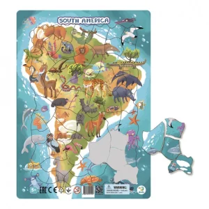 Puzzle Zvířata Jižní Ameriky 53 dílků