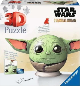 Puzzleball Star Wars: The Mandalorian Grogu s ušima 77 dílků