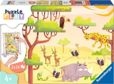 Puzzle&Play: Safari 2x24 dílků