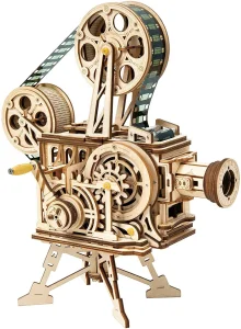 Rokr 3D dřevěné puzzle Mechanický filmový projektor 183 dílků