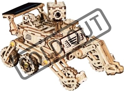 Rokr 3D dřevěné puzzle Planetární vozítko Harbinger Rover na solární pohon 213 dílků