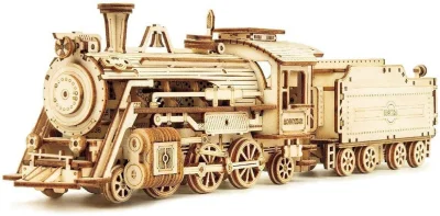 Rokr 3D dřevěné puzzle Prime Steam Express 308 dílků