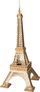 Rolife 3D dřevěné puzzle Eiffelova věž 121 dílků