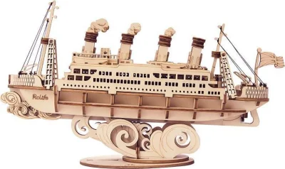 Rolife 3D dřevěné puzzle Výletní loď 145 dílků