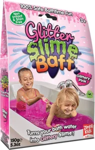 Gelová koupel Glitter Slime Baff růžová