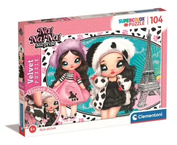 Sametové puzzle Na! Na! Na! Surprise: Pařížská móda 104 dílků