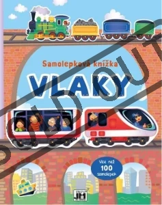 Samolepková knížka Vlaky