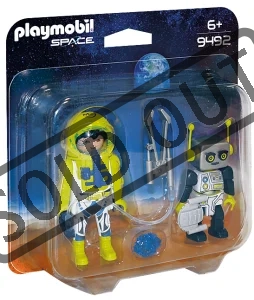 PLAYMOBIL® Space 9492 Duo Pack Kosmonaut a robot
