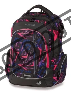 Školní batoh CAMPUS Wizzard Neon Lights