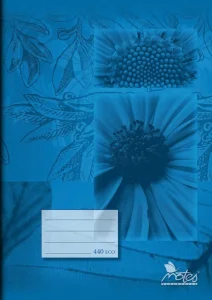 Školní sešit 440 Eco Modré květy