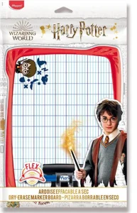 Stíratelná tabulka A4 (oboustranná) Harry Potter + fix