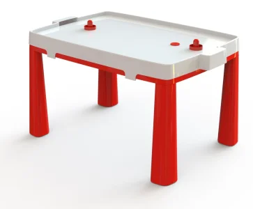 Stolní hokej + Plastový stolek červený