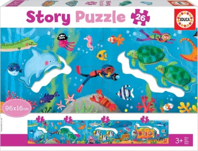 Story puzzle Podmořský svět 26 dílků