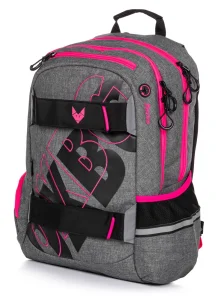 Studentský batoh Sport GREY LINE Pink
