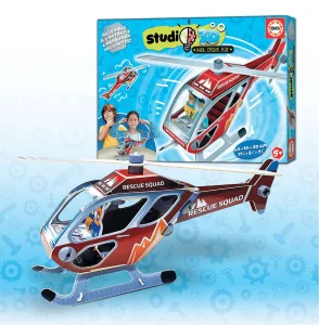 Studio 3D model Záchranářský vrtulník