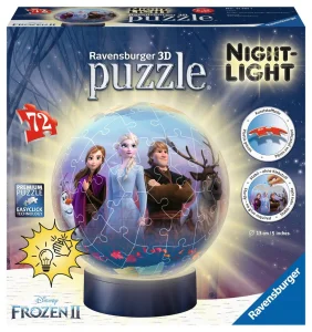 Svítící puzzleball Ledové království 2, 72 dílků
