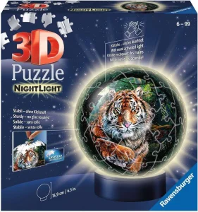 Svítící puzzleball Tygr 72 dílků