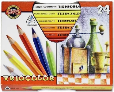Trojhranné pastelky 3154 Triocolor silné 24 ks