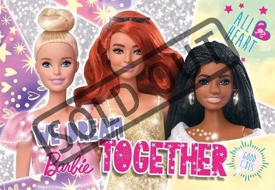 Třpytivé puzzle Barbie: Společné sny 60 dílků