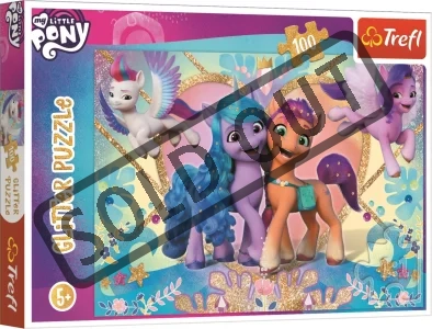 Třpytivé puzzle My Little Pony 100 dílků