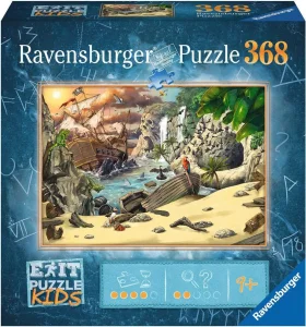 Únikové EXIT puzzle Kids Pirátské dobrodružství 368 dílků