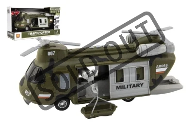 Vojenský vrtulník 28cm