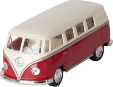 Volkswagen Bus klasik KT5060 (1962) na zpětné natažení - červený