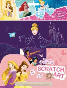 Vyškrabávací set Disney princezny