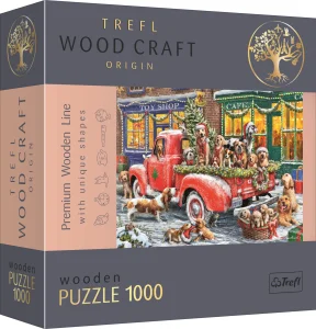 Wood Craft Origin puzzle Santovi malí pomocníci 1000 dílků