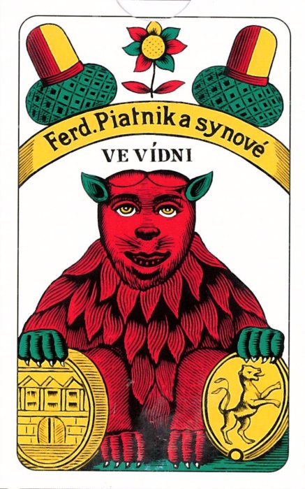 Hrací karty Mariáš - Jednohlavé karty, PIATNIK